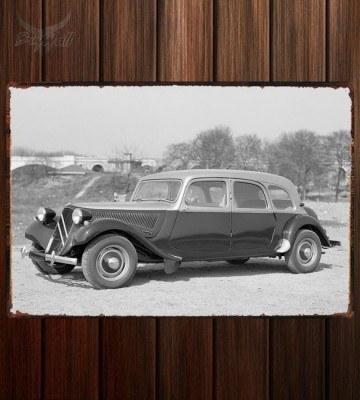 Металлическая табличка Citroen Traction Avant Combi